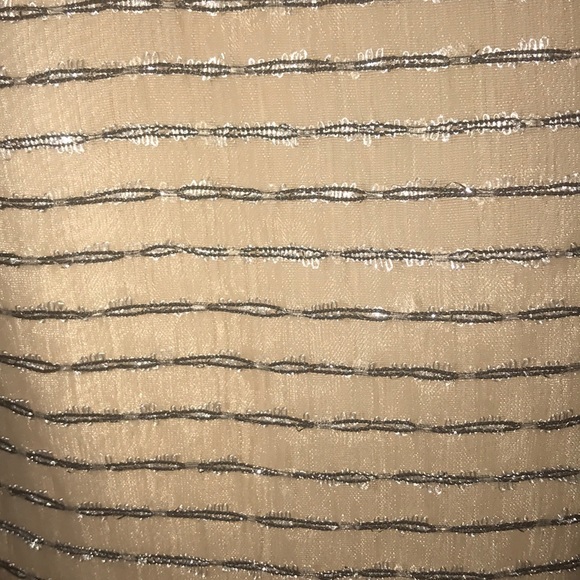 🆕 BCBGeneration Beige Metallic Peplum Shorts 6 - Picture 5 of 8